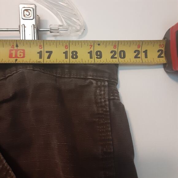 Wrangler RIGGS Mens 40x32 Canvas Double Front Knee Cargo Pants Green - Picture 9 of 11